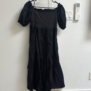 Old Navy Black Strapless Dress